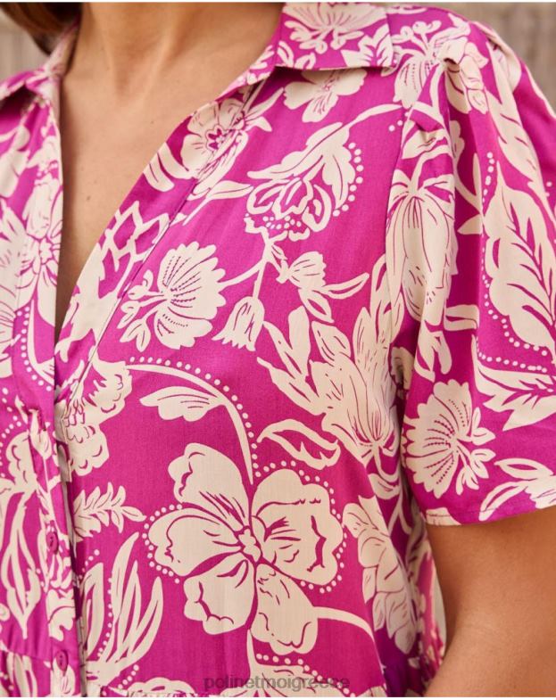 Polin et moi μελιτζάνα μακρύ φόρεμα silvia είδη ένδυσης 8DX0F77