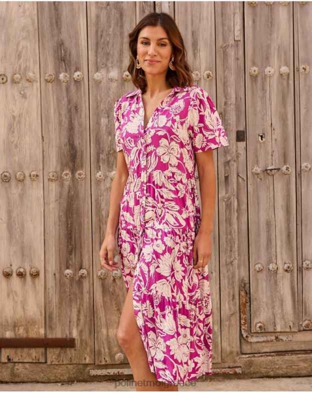 Polin et moi μελιτζάνα μακρύ φόρεμα silvia είδη ένδυσης 8DX0F77