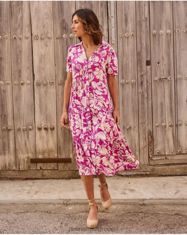 Polin et moi μελιτζάνα μακρύ φόρεμα silvia είδη ένδυσης 8DX0F77