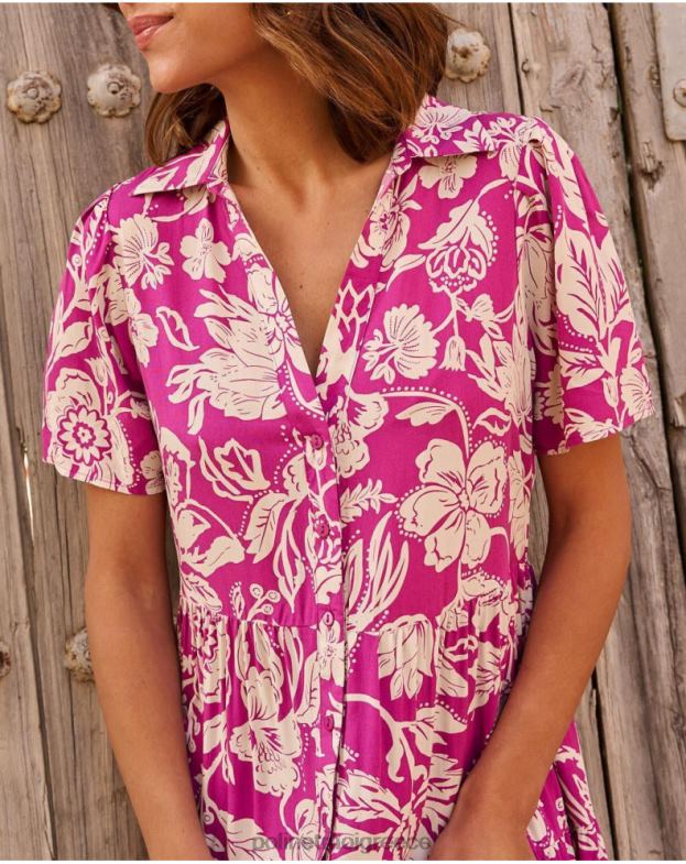 Polin et moi μελιτζάνα μακρύ φόρεμα silvia είδη ένδυσης 8DX0F77