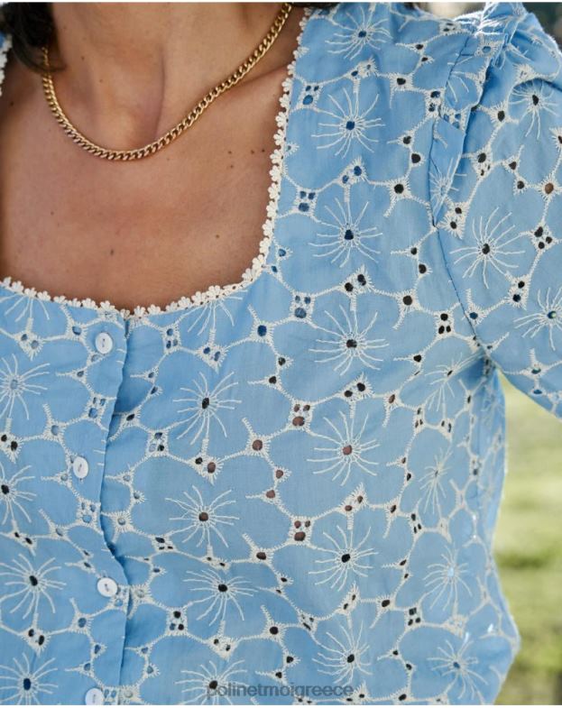 Polin et moi ουράνιος κεντητή μπλούζα ανατ είδη ένδυσης 8DX0F148