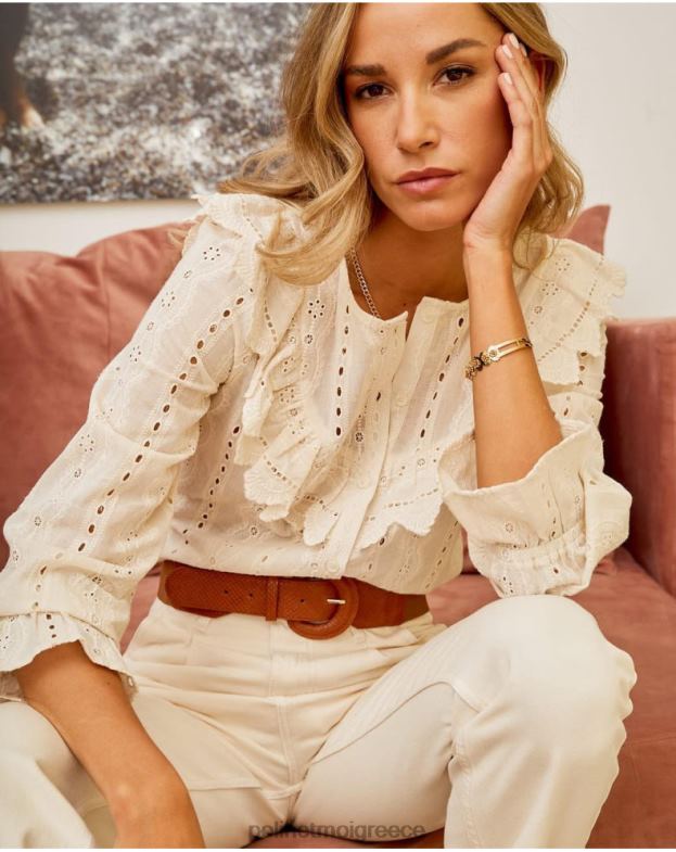 Polin et moi ακατέργαστος κεντητο πουκαμισο λια είδη ένδυσης 8DX0F208