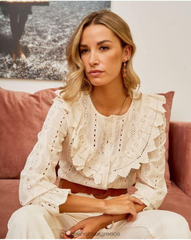 Polin et moi ακατέργαστος κεντητο πουκαμισο λια είδη ένδυσης 8DX0F208