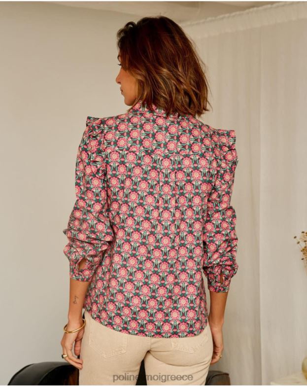 Polin et moi βατόμουρο πουκάμισο με βολάν είδη ένδυσης 8DX0F229