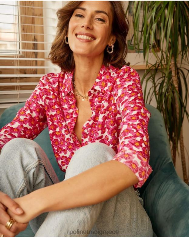 Polin et moi βατόμουρο πουκάμισο με λάμψη aixa είδη ένδυσης 8DX0F210