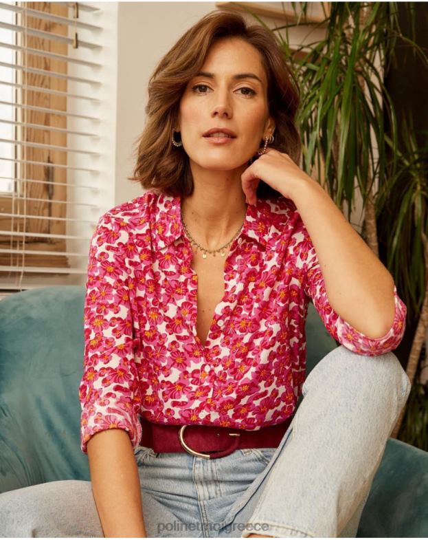 Polin et moi βατόμουρο πουκάμισο με λάμψη aixa είδη ένδυσης 8DX0F210