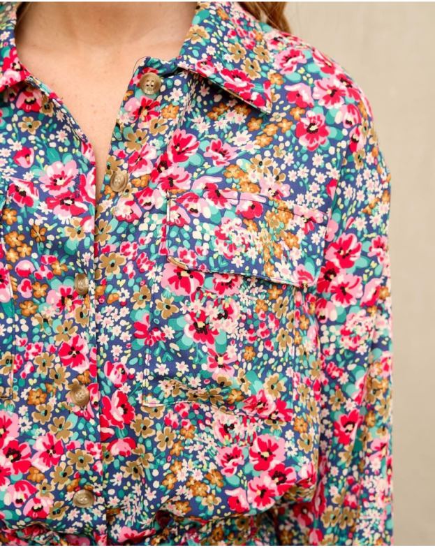 Polin et moi σμαραγδί πράσινο πουκάμισο με τσέπες ayende είδη ένδυσης 8DX0F157