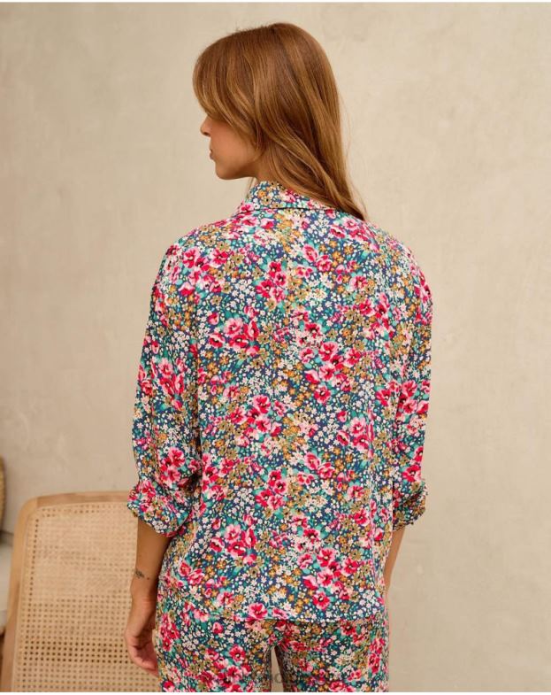 Polin et moi σμαραγδί πράσινο πουκάμισο με τσέπες ayende είδη ένδυσης 8DX0F157