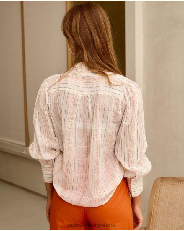Polin et moi ακατέργαστος ριγέ πουκάμισο denia είδη ένδυσης 8DX0F178