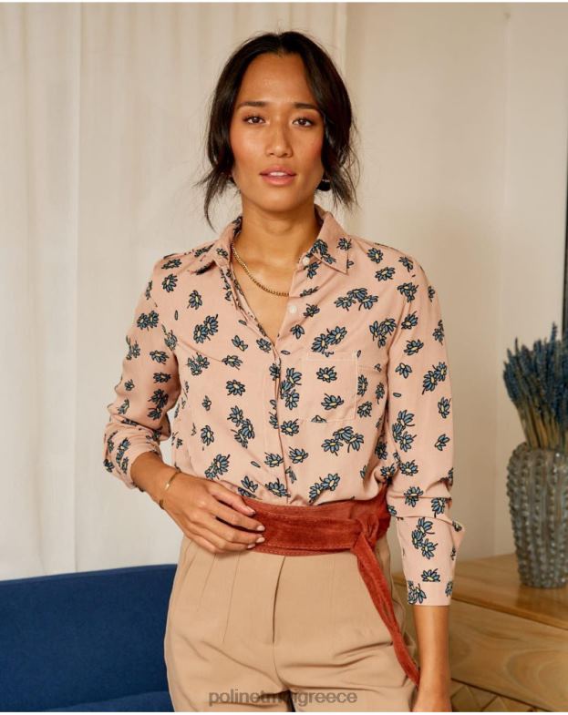 Polin et moi τριαντάφυλλο πουκάμισο flor margarita είδη ένδυσης 8DX0F225