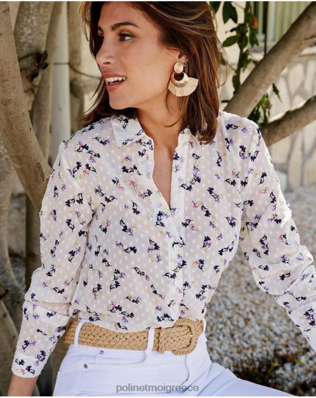 Polin et moi άσπρο πουκάμισο plumeti emelina είδη ένδυσης 8DX0F200