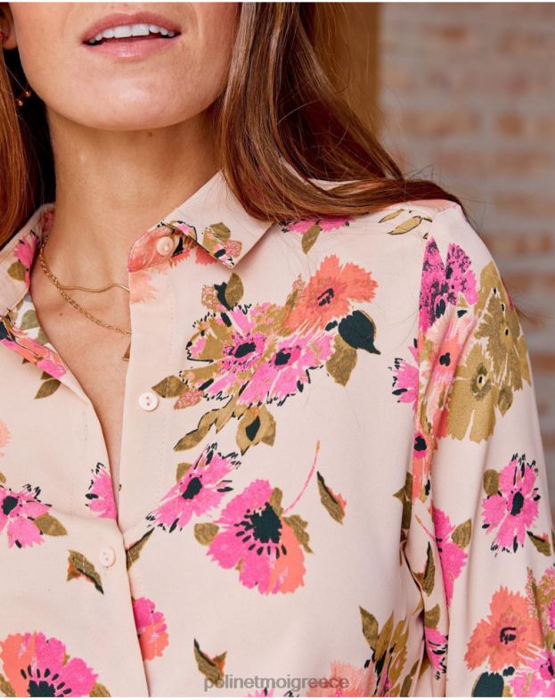 Polin et moi ακατέργαστος λουλουδάτο πουκάμισο simba είδη ένδυσης 8DX0F197