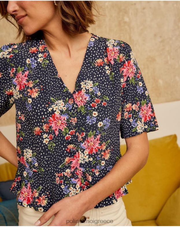 Polin et moi θαλάσσια μπλούζα topos fabia είδη ένδυσης 8DX0F220