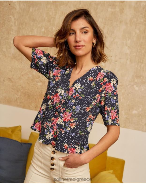 Polin et moi θαλάσσια μπλούζα topos fabia είδη ένδυσης 8DX0F220