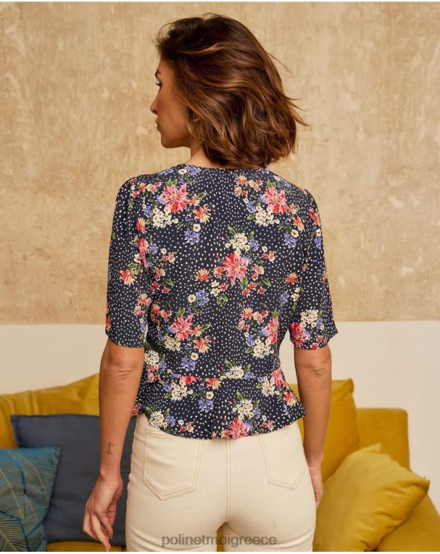 Polin et moi θαλάσσια μπλούζα topos fabia είδη ένδυσης 8DX0F220