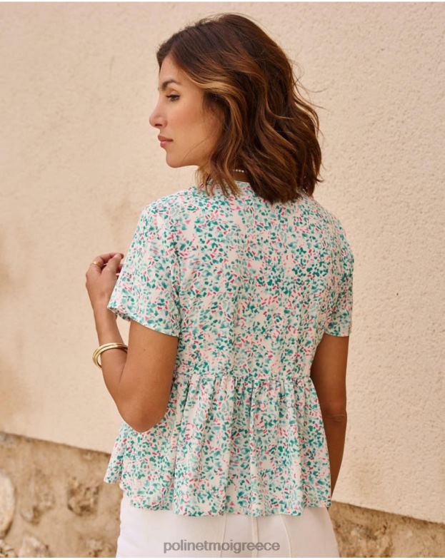 Polin et moi τουρκουάζ επάνω φιόγκος εσμεράλδα είδη ένδυσης 8DX0F241