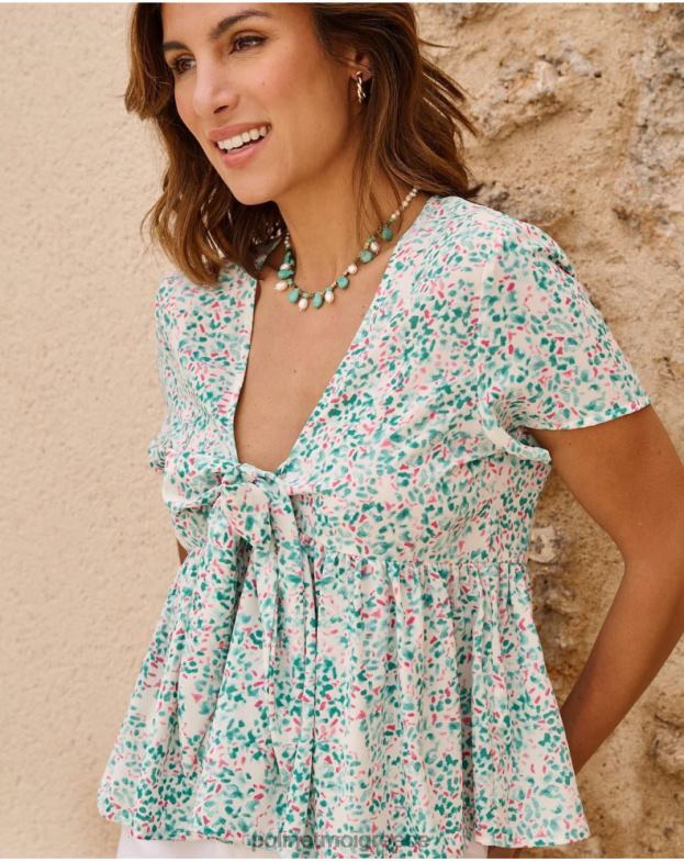 Polin et moi τουρκουάζ επάνω φιόγκος εσμεράλδα είδη ένδυσης 8DX0F241