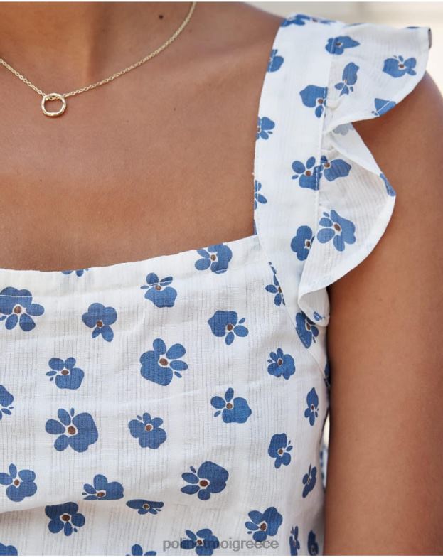 Polin et moi τζην κορυφαία λουλούδια σελήνη είδη ένδυσης 8DX0F244