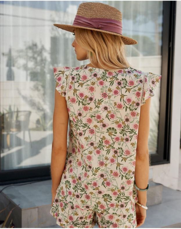 Polin et moi πράσινο μήλο/ μέντα κορυφαίο ρομαντικό Μάγια είδη ένδυσης 8DX0F245