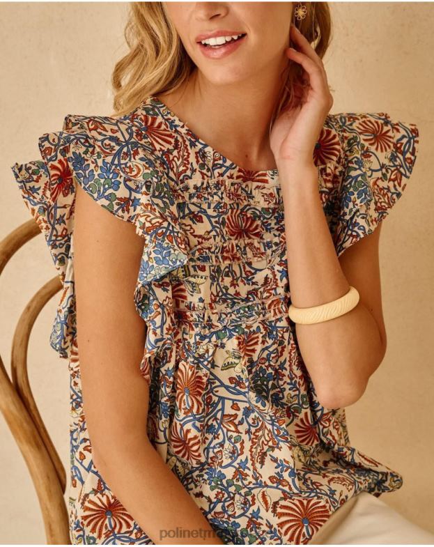 Polin et moi ακατέργαστος πάνω βολάν τιβερία είδη ένδυσης 8DX0F277