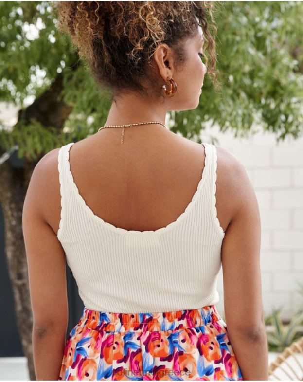 Polin et moi μπεζ τοπ πλεκτά ντελιά είδη ένδυσης 8DX0F280