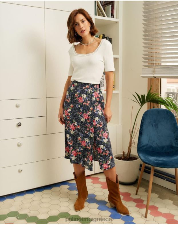 Polin et moi άσπρο τοπ δαντέλα γιόρτζια είδη ένδυσης 8DX0F288