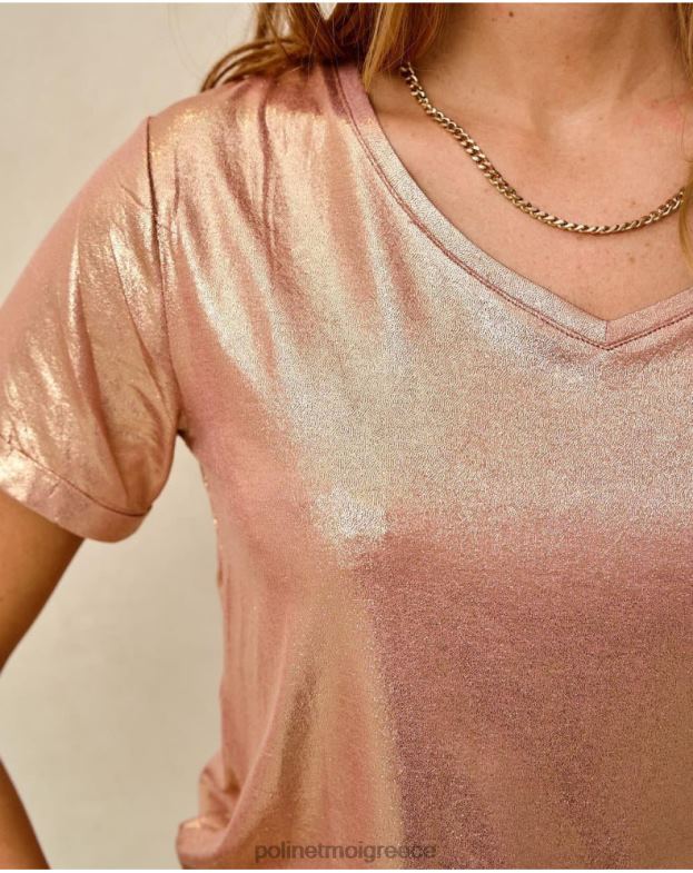 Polin et moi τριαντάφυλλο μπλουζάκι brillo trudi είδη ένδυσης 8DX0F273