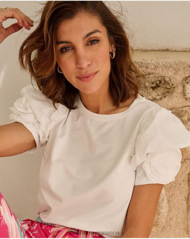 Polin et moi άσπρο κορυφαίο στολίδι manga είδη ένδυσης 8DX0F269