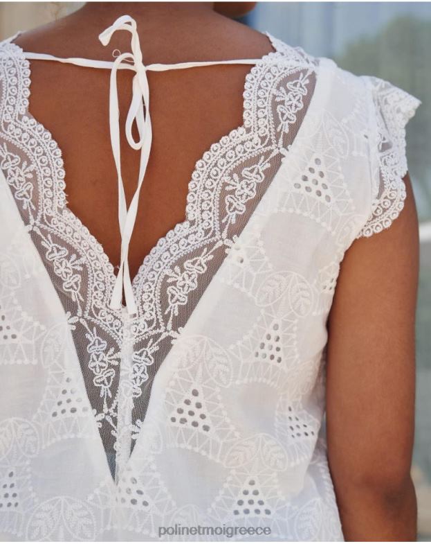 Polin et moi άσπρο top batista amparo είδη ένδυσης 8DX0F240