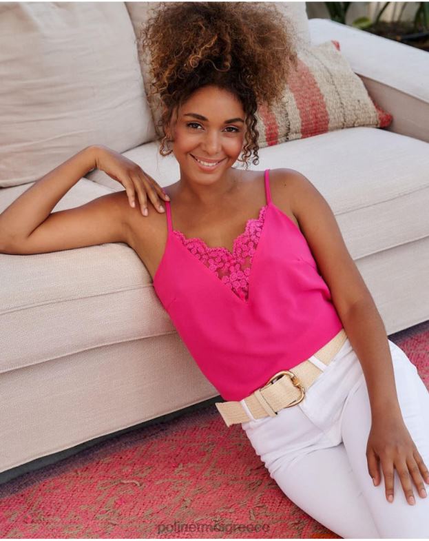Polin et moi φουξία top δαντέλα emy είδη ένδυσης 8DX0F268