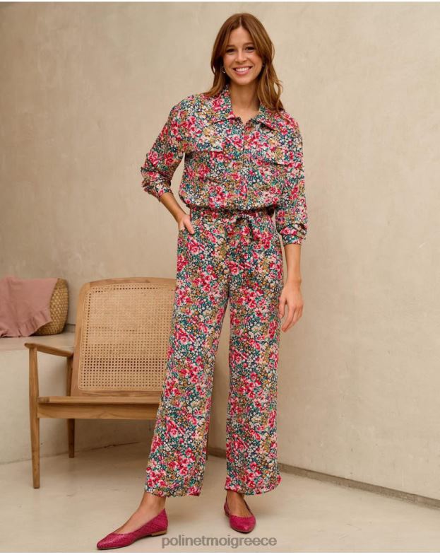 Polin et moi σμαραγδί πράσινο fanni παπιγιόν παντελόνι είδη ένδυσης 8DX0F331