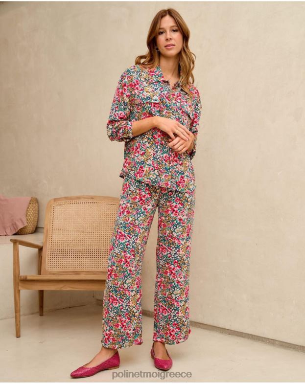 Polin et moi σμαραγδί πράσινο fanni παπιγιόν παντελόνι είδη ένδυσης 8DX0F331