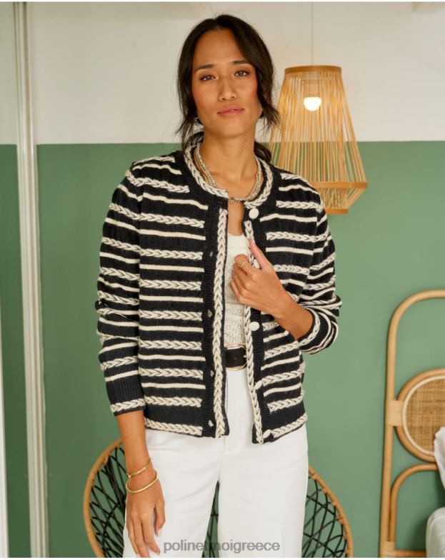 Polin et moi μαύρος αιχμές ζακέτας μαρα είδη ένδυσης 8DX0F359