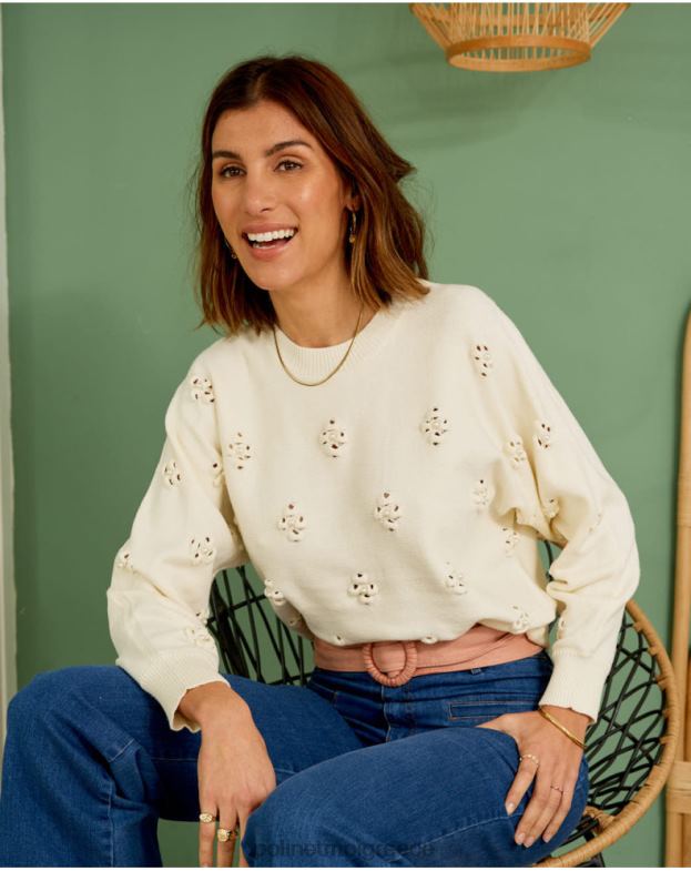 Polin et moi ακατέργαστος πουλόβερ Tita μαργαριτάρια είδη ένδυσης 8DX0F348