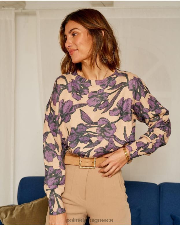 Polin et moi πασχαλιά πουλόβερ λουλούδια fiore είδη ένδυσης 8DX0F360