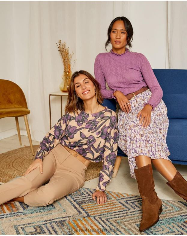 Polin et moi πασχαλιά πουλόβερ λουλούδια fiore είδη ένδυσης 8DX0F360