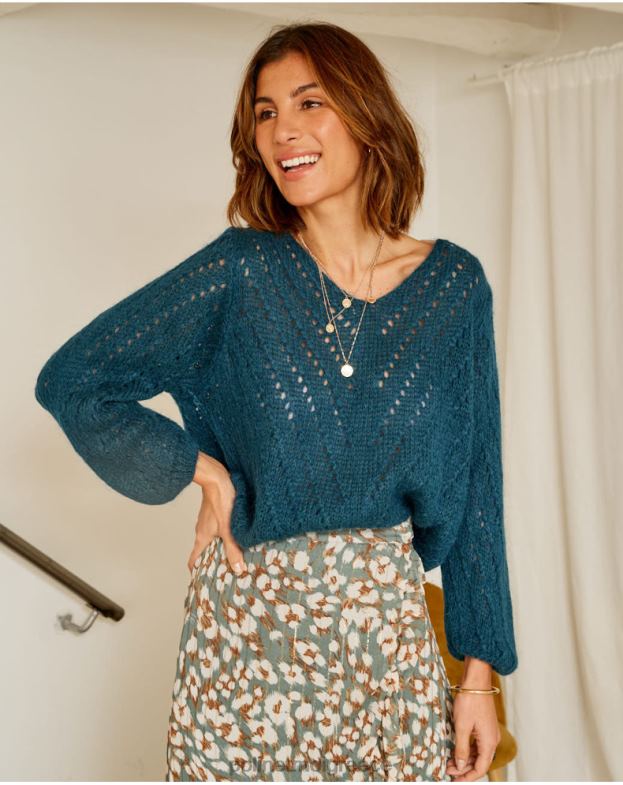 Polin et moi πράσινο δάσος πουλόβερ hilaria drafts είδη ένδυσης 8DX0F356