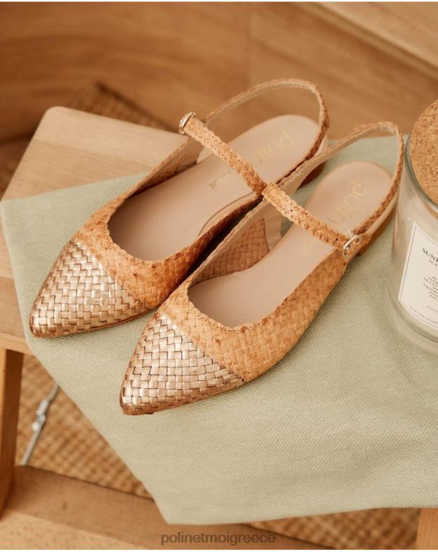 Polin et moi μπεζ Mary Jane Punta Rigobertta είδη υπόδησης 8DX0F416