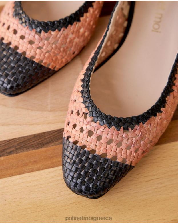 Polin et moi γυμνός υποκόψιμο δίχρωμο nabila είδη υπόδησης 8DX0F465