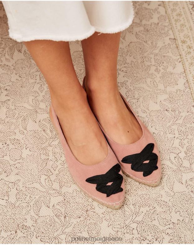 Polin et moi τριαντάφυλλο εσπαντρίγια χιαστί μαλόρι είδη υπόδησης 8DX0F426