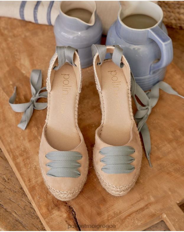 Polin et moi μπεζ αγροτική εσπαντρίγια δεκάρα είδη υπόδησης 8DX0F444