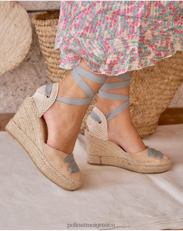 Polin et moi μπεζ αγροτική εσπαντρίγια δεκάρα είδη υπόδησης 8DX0F444