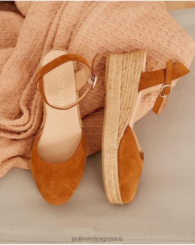 Polin et moi δέρμα καλαίσθητη στρογγυλή εσπαντρίγια είδη υπόδησης 8DX0F479