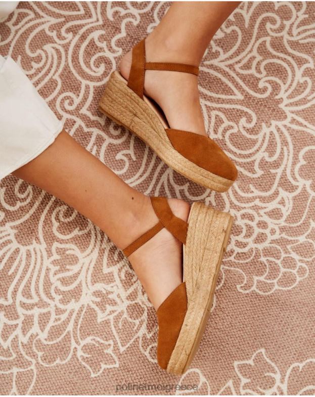 Polin et moi δέρμα καλαίσθητη στρογγυλή εσπαντρίγια είδη υπόδησης 8DX0F479