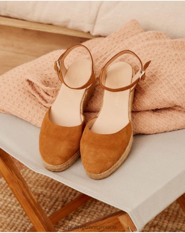 Polin et moi δέρμα καλαίσθητη στρογγυλή εσπαντρίγια είδη υπόδησης 8DX0F479