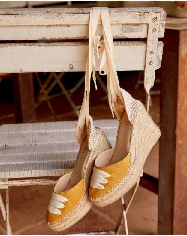 Polin et moi ώχρα alpargata cintas julieta είδη υπόδησης 8DX0F509