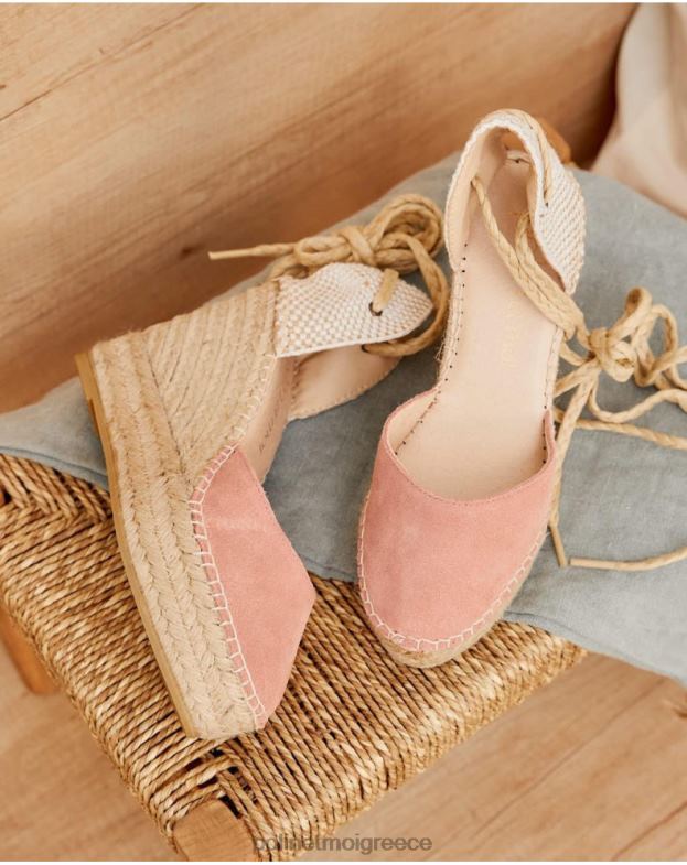 Polin et moi τριαντάφυλλο εσπαντρίγια πλεξούδα bathsheba είδη υπόδησης 8DX0F471