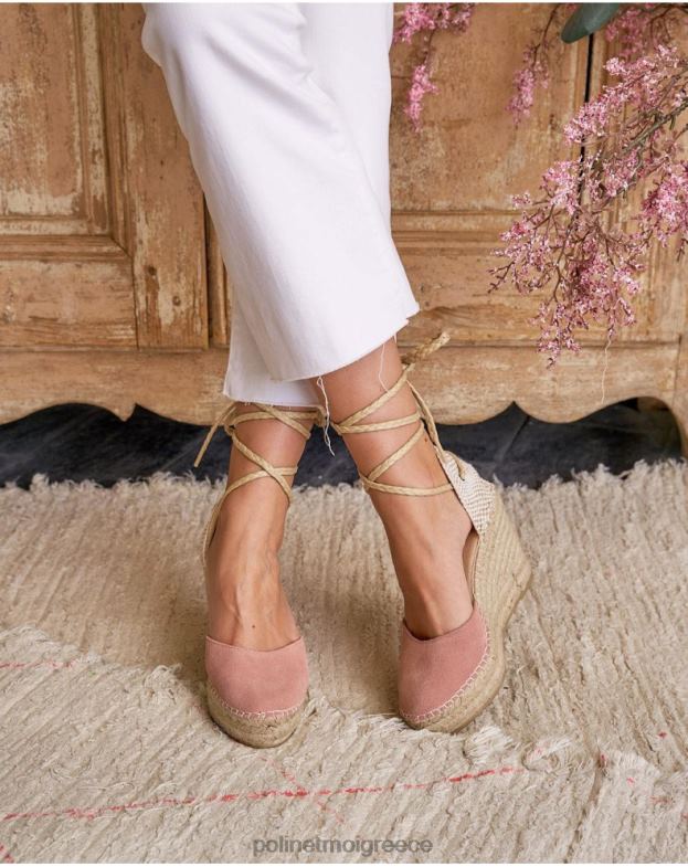 Polin et moi τριαντάφυλλο εσπαντρίγια πλεξούδα bathsheba είδη υπόδησης 8DX0F471