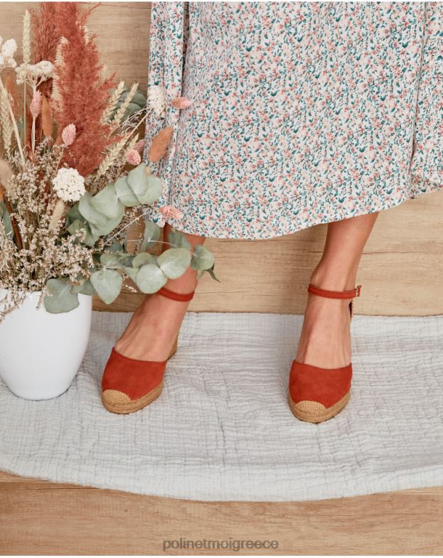 Polin et moi τερρακότα εσπαντρίλια fabrizia wedge είδη υπόδησης 8DX0F430