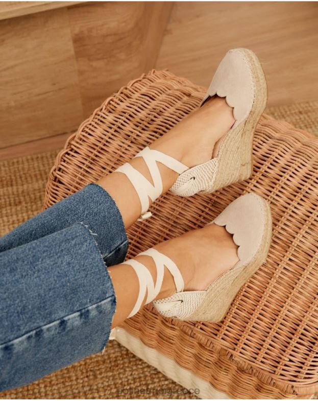 Polin et moi μπεζ/κρεμ εσπαντρίγιες ondas tula είδη υπόδησης 8DX0F504